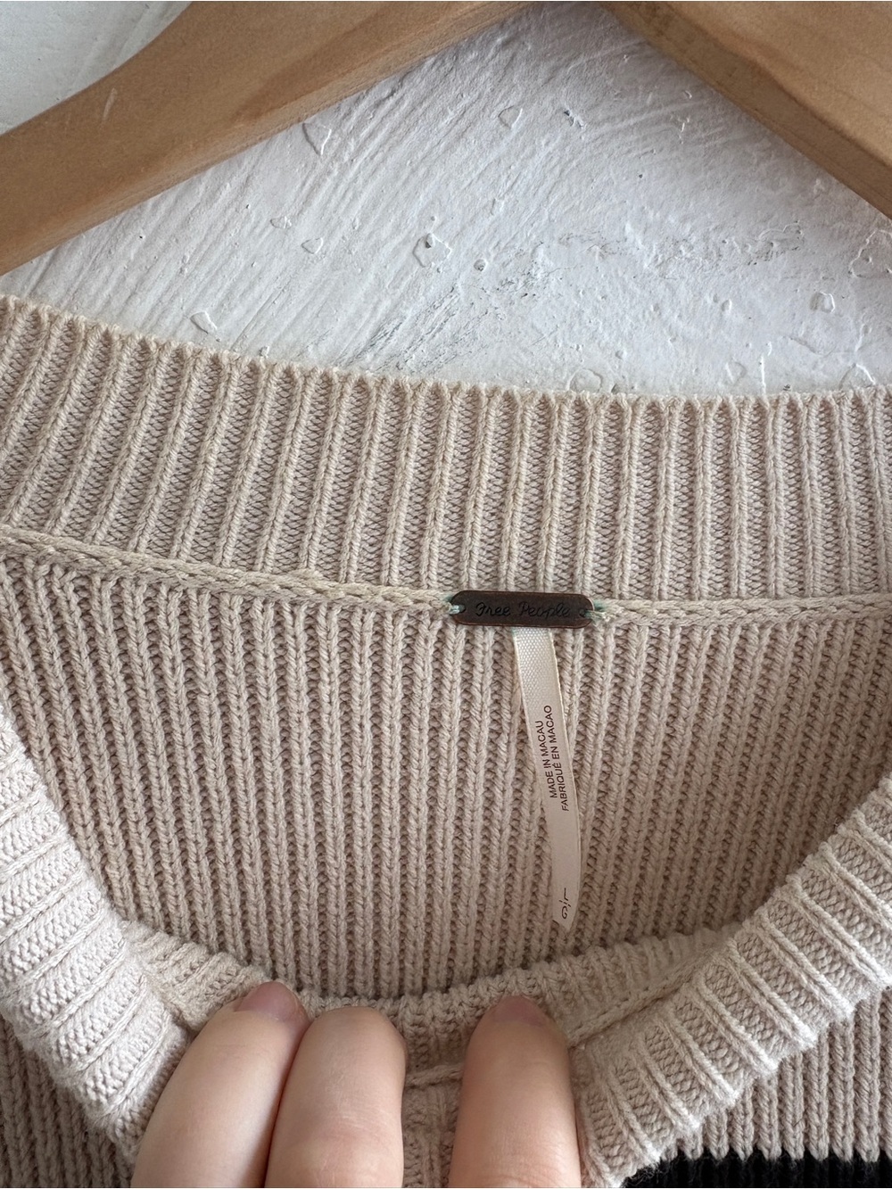 Free People Stripe Easy Street Crop Sweater - Picture 7 of 9